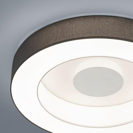 Helestra LOMO LED Deckenleuchte 45 W 2840 lm 2800 K Warmweiß CASAMBI Smart Ø 65 cm Mocca