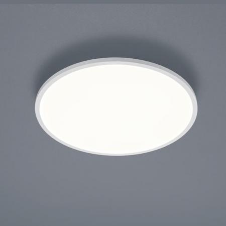 Helestra RACK LED-Deckenleuchte rund Ø 40 cm, 21 W, 2900 K Warmweiß, 1800 lm, CRI 90–100, dimmbar, Mattweiß, CASAMBI Smart