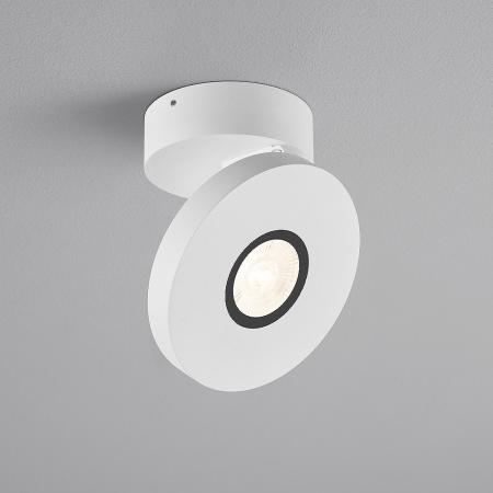 Helestra GOTO LED-Deckenleuchte 8,5W 570lm 2700 K Warmweiß CRI 90–100 IP54 dimmbar mattweiß