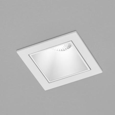 Eckiger Helestra LED Deckeneinbaustrahler Pic in Weiß 4000K