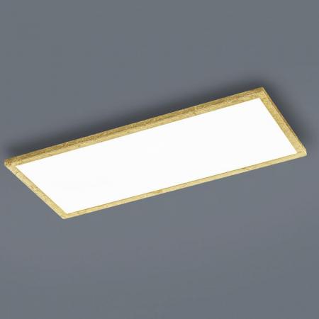 Helestra RACK LED-Deckenleuchte 22 W, 2900 K Warmweiß, 1730 lm, CRI 90+, dimmbar, Blattgold, CASAMBI Smart