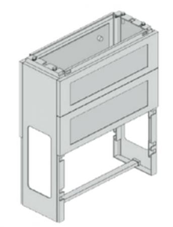 ABB EH3SE1EI DINV1-Sockel Baupaket 900x785x320 Gr.1, Polyester RAL7035 Variante 1