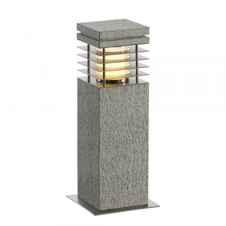 SLV 231410 ARROCK GRANITE Wegeleuchte Granit 40cm hoch salt & pepper