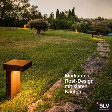SLV 230090 RUSTY PATHLIGHT Wegeleuchte Eisen gerostet