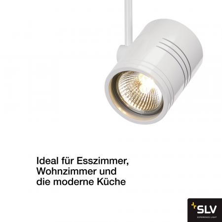 SLV 143441 BIMA I Leuchtenkopf, mattweiss, GU10, max. 50W, inkl. 1P.-Adapter