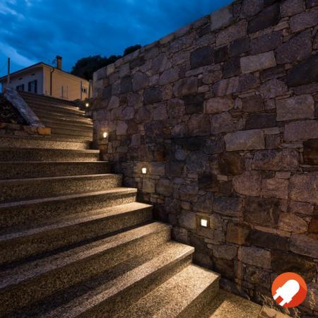 SLV 233605 DOWNUNDER OUT LED Außen Wandeinbauleuchte anthrazit warmweißes Licht IP55