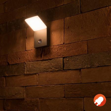 SLV 232915 ORDI LED Wandaußenleuchte mit Bewegungssensor anthrazit