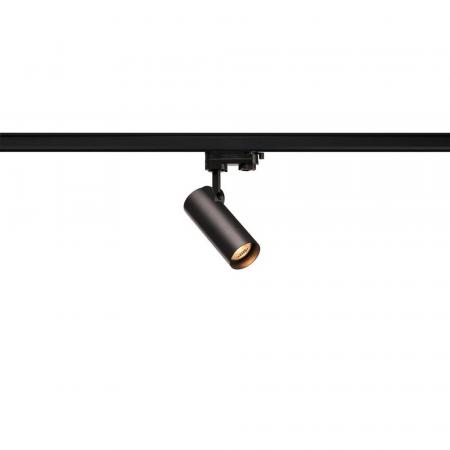 SLV 152960 HELIA 50 LED Strahler für 3Phasen Hochvolt-Stromschiene, 3000K, schwarz, 35°, inkl. 3 Phasen-Adapter