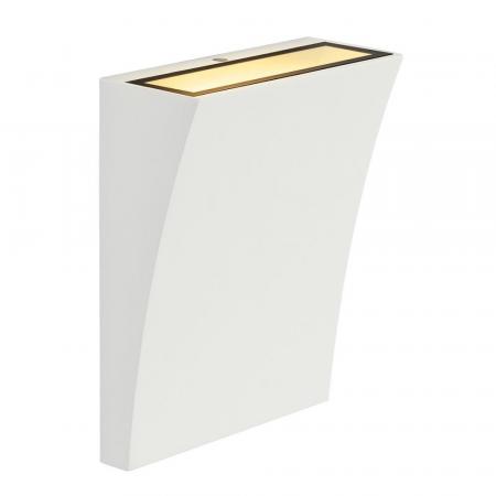 SLV 1000340 DELWA WIDE Elegante flache LED Wandleuchte Innen & Außen weiß 3000K IP44