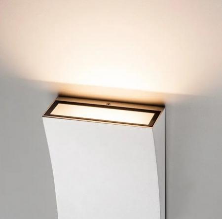 SLV 1000340 DELWA WIDE Elegante flache LED Wandleuchte Innen & Außen weiß 3000K IP44