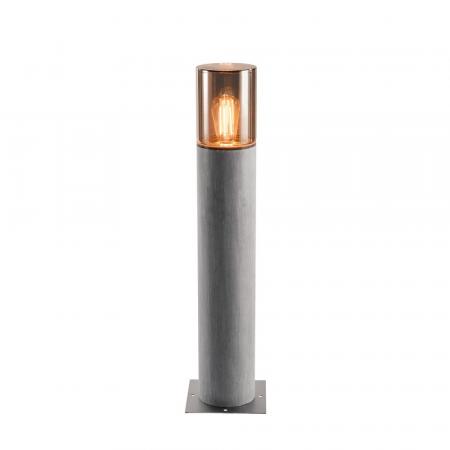 SLV 1000666 LISENNE POLE 70cm Basalt Wegeleuchte in grau mit Rauchglasabdeckung IP54