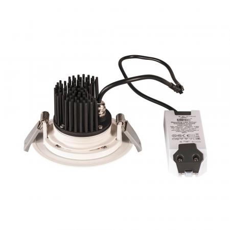 SLV 1000833 KINI LED Deckeneinbauleuchte Bad & Außen weiss warmweiße LED dimmbar