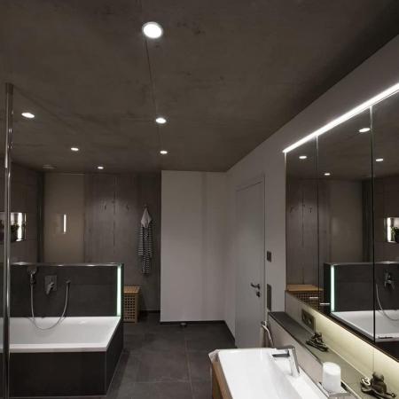 Dezente weiße AKALO LED-Deckeneinbauleuchte einstellbare Farbetemperatur weiss SLV 1001264