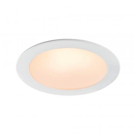 Dezente weiße AKALO LED-Deckeneinbauleuchte einstellbare Farbetemperatur weiss SLV 1001264
