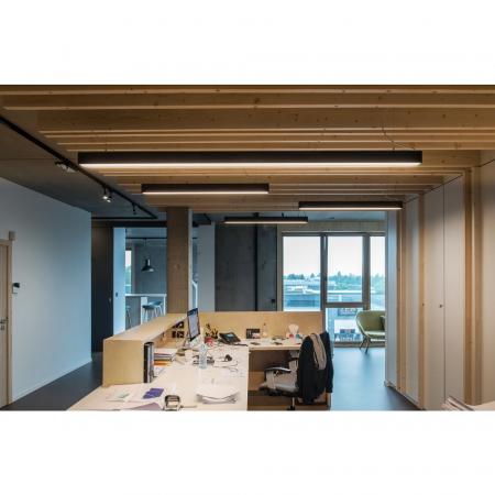 SLV 1001403 GLENOS Pendelleuchte mattschwarz 1m 52W 4000K