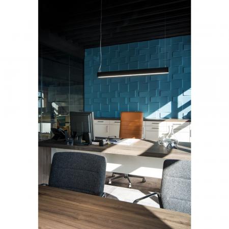 SLV 1001403 GLENOS Pendelleuchte mattschwarz 1m 52W 4000K