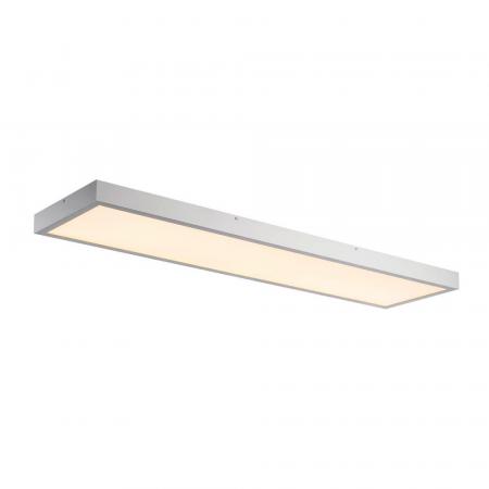 SLV 1001508 PANEL 1200x300mm LED Indoor Deckenaufbauleuchte 3000K silbergrau