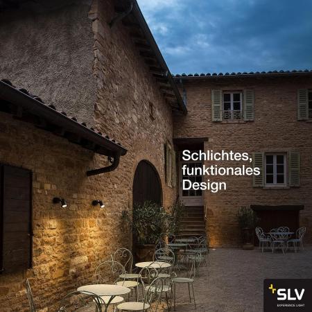 SLV 1002867 NAUTILUS Dreh- und schwenkbarer Außenwand- und Deckenstrahler in schwarz