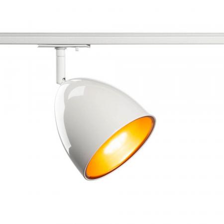 SLV 1002874 1~ PARA25W  CONE 14 QPAR51 1 Ph. System Leuchte weiß/gold inkl. 1 Ph.-Adapter