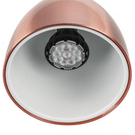 SLV 1002878 3~ PARA25W  CONE 14 QPAR51 3 Ph. System Leuchte kupfer/weiß inkl. 3 Ph.-Adapter