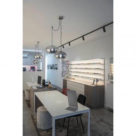 SLV 1003443 PANTILO CONVEX 29 Indoor Pendelleuchte E27 chrom