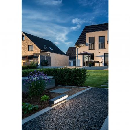 SLV 1003535 L-LINE OUT 60 FL Flache LED Wegeleuchte anthrazit mit umschaltbarer Farbtemperatur