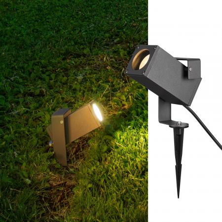 SLV 1004652 THEO BRACKET SP QPAR51 Outdoor Erdspiessleuchte anthrazit