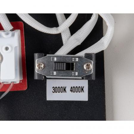 SLV 1004767 ONE DOUBLE PD DALI UP/DOWN LED-Pendelleuchte 55W, 2100/2120 lm, 3000/4000K, CRI 90, Ø 80 cm, 300 cm, Schwarz