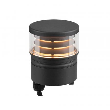 SLV 1006391 M-POL S Polehead Louver Leuchtenkopf anthrazit 19W 260/270lm 2700/3000K CRI90 DALI