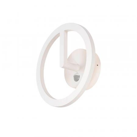 SLV 1007917 Q-RING Außen Wandleuchte mit Sensor weiß 3000K IP54