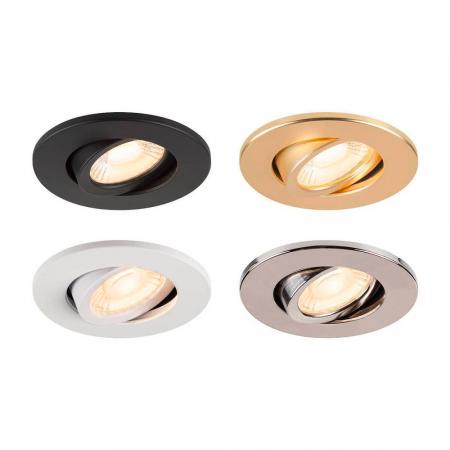 SLV 1008065 UNIVERSAL DOWNLIGHT PHASE Einbauleuchte, IP20, starr/schwenkbar, 7 W, 2700/3000/4000/6500 K, 38°, ohne Abdeckung