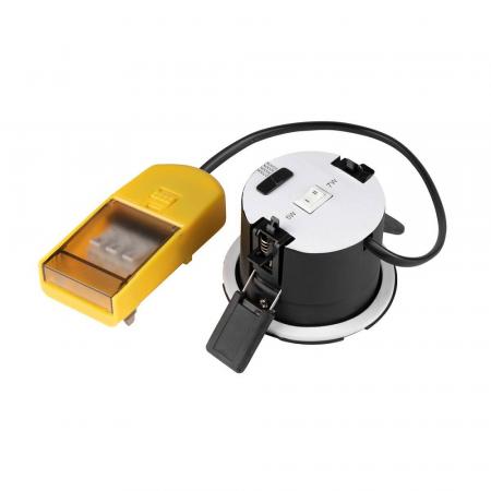 SLV 1008065 UNIVERSAL DOWNLIGHT PHASE Einbauleuchte, IP20, starr/schwenkbar, 7 W, 2700/3000/4000/6500 K, 38°, ohne Abdeckung