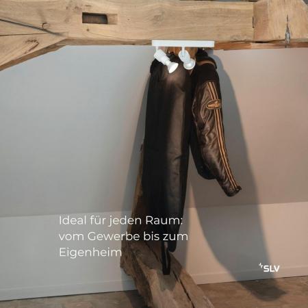 SLV 1008318 PURI 2.0 Dome, Wand- und Deckenaufbauleuchte, asymmetrisch, 2 x max. 6 W GU10, weiß