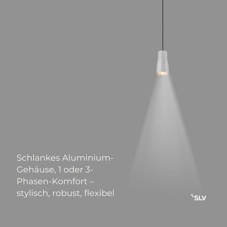 SLV 1008265 PURI 2.0 DOME 1-Phasen-Strahler GU10, Grau