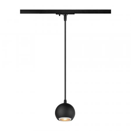 SLV 1008168 LIGHT EYE® 90 Pendelleuchte, matt schwarz, GU10, max. 75W, inkl. 1P.-Adapter