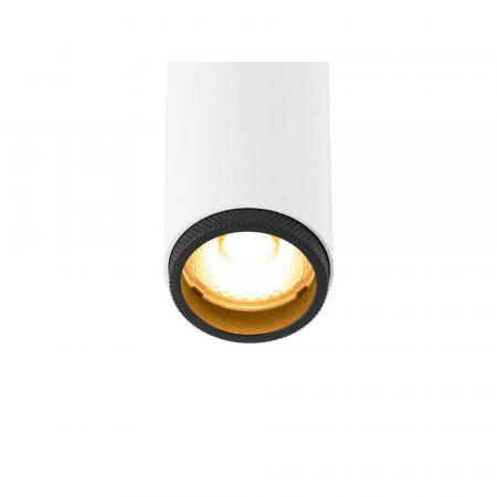 SLV 1008464 GRIP! S, 48V Pendelleuchte, Pendellänge 200 cm, 2000-3000 K, 29°, DALI, Dim-to-Warm, weiß / schwarz