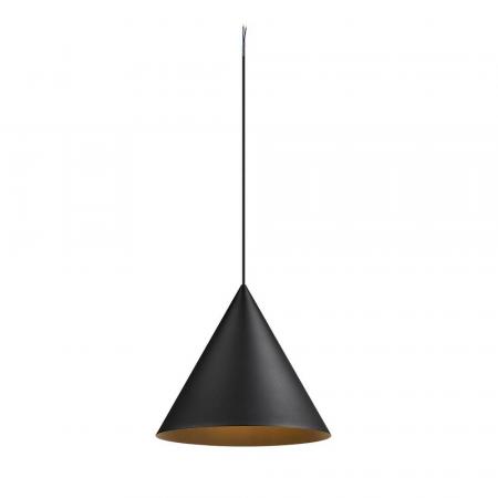 SLV 1008503 MAGICO 38, Pendelleuchte, E27, Pendellänge 180 cm, 1x max. 10 W, matt schwarz