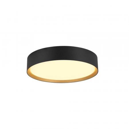 SLV 1008920 DECONA 30, CL, PHASE, Deckenaufbauleuchte, rund, 3000/4000K, 17 W, schwarz / gold
