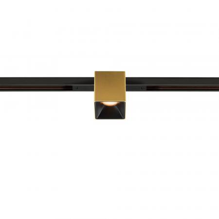 SLV 1008971 FIX-IT!, 48V, DALI, eckig, Standard track, Spot, 2700K, 6.6 W, 36°, gold / schwarz