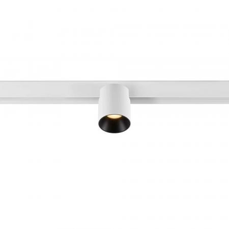 SLV 1008961 FIX-IT!, 48V, DALI, rund, Surface mounted track, Spot, 3000K, 6.6 W, 36°, weiß / schwarz