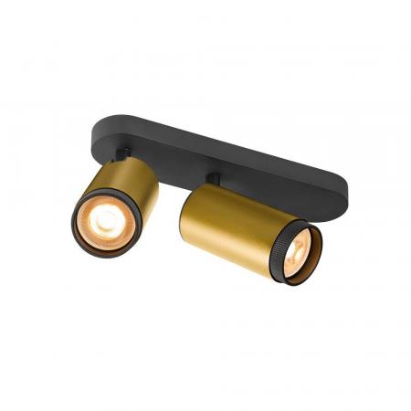 SLV 1009099 GRIP! L Deckenstrahler GU10 Gold/Schwarz