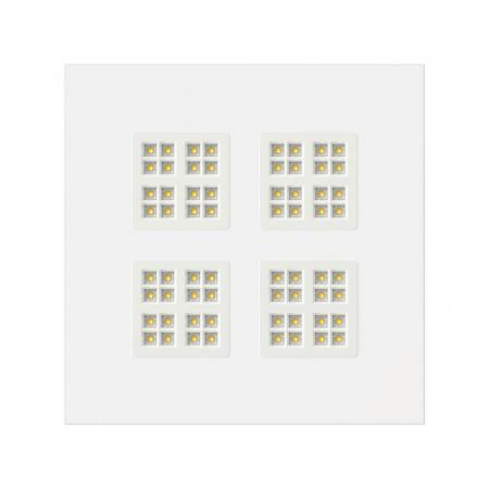 SLV 1010121 PAVANNO 625 45 830/840/850 WB WH UGR19 – LED Einbauleuchte 62x62cm 17W UGR<19 CCT 3000/4000/5000K