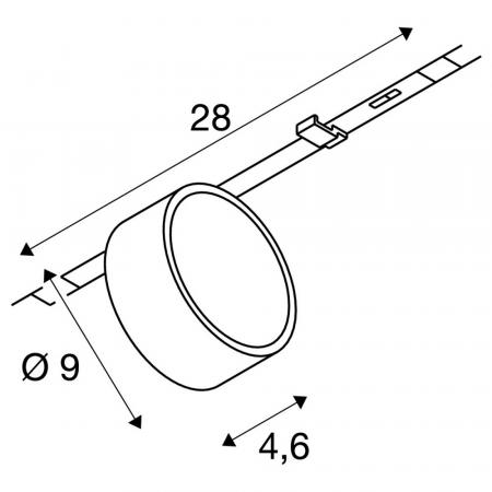 SLV 1010251 KALU 2.0 3~ LED Schienenstrahler 10W 1500lm 4000K 36° Weiß DALI – intelligenter 3-Phasen Spot für moderne Lichtsysteme