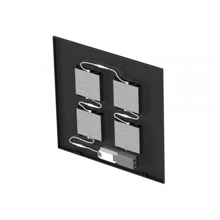 SLV 1010578 PAVANNO – LED Einbauleuchte 62x62 cm 17W 3000/4000/5000K UGR<19 schwarz/weiß