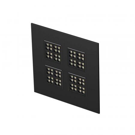 SLV 1010716 PAVANNO – LED Einbauleuchte 60x60 cm 17W 3000/4000/5000K UGR<19 schwarz