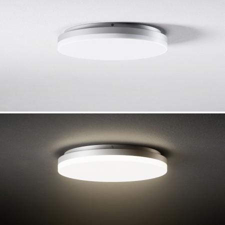 Leistungsstarke LED-Deckenleuchte ø60cm 38W 4000K neutralweißes Licht dimmbar IP20 Sigor