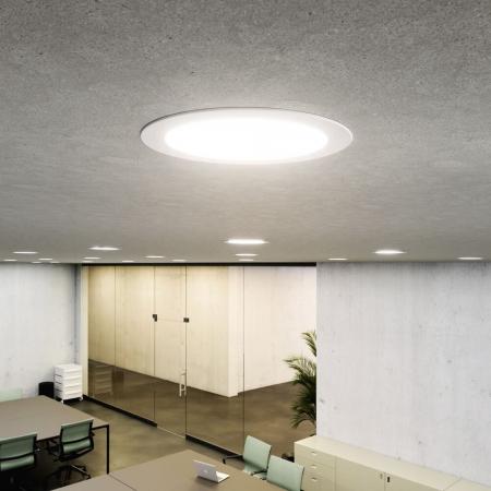 Sigor Einbauleuchte Fled Downlight 220mm weiß 18W 3000/4000/5000K IP20 120° 1300lm RA90