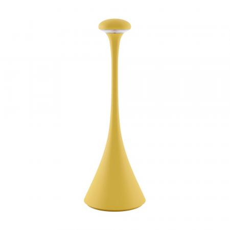 Sigor Akku-Tischleuchte Nudrop rund sonnengelb dimmbar Flex-Mood 2200K/2700K IP54 In- & Outdoor