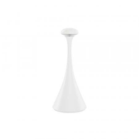 Sigor Akku-Tischleuchte Nudrop mini 21cm rund schneeweiß dimmbar Flex-Mood 2200K/2700K IP54 In- & Outdoor