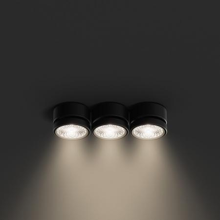 Sigor Nivo Aufbauleuchte schwenkbar 36° schwarz 14W 3000-1800K DTW IP30 950lm Ra90